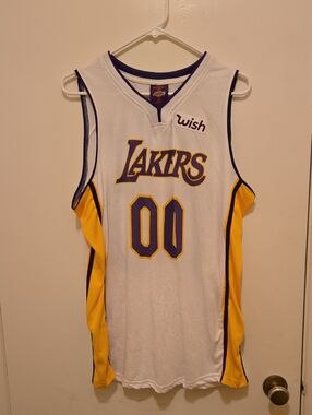 Los Angeles Lakers White & Gold #00 Jersey,NWOT.